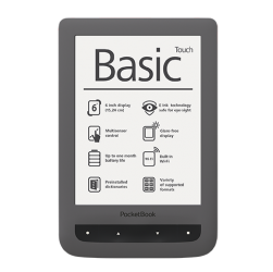 PocketBook 624 Basic Touch Ciemnoszary