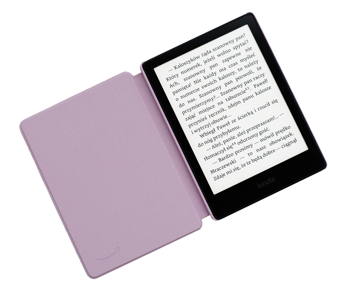 Oryginalne etui Kindle Paperwhite 5, wodoodporne (2021) Lawendowe -  Akcesoria do czytników- 